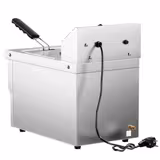 Frituurpan - 8 liter - 3,25 kW - mechanische bediening - met aftapkraan