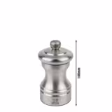 (6 stuks) PEUGEOT | BISTRO CHEF - Pepermolen - Roestvrij staal - Hoogte: 100mm