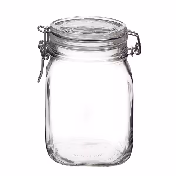 (6 stuks) Voorraadpot Bormioli Rocco | DUBLIN - 1 liter - met beugelsluiting