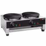 Crêpemaker - Dubbel - Analoog - 2x Ø 400mm incl. beslagverdeler