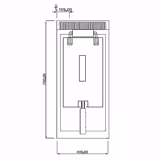 Friggitrice elettrica professionale su mobile - 10L - 9kW - comandi meccanici - con rubinetto di scarico - con mobile 1 anta