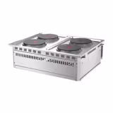 Inbouw elektrische kookplaat - 10.4 kW - 4 platen rond