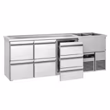 Banco Spillatura Birra PREMIUM - 2500x700mm - 7 Cassetti