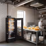 Mini Smoker Oven - Digital - with 7 Racks & Glass Door - 475x450mm - Black