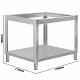 Base Frame for Pizza Oven - 1340x1130x1080mm - Stainless Steel - for PEP99, PEP99D & PEP99TC