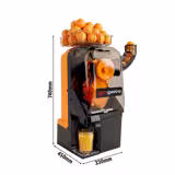 Elektrische Orangenpresse - mit manueller Fruchtzufuhr & Reinigungsmodus - Orange