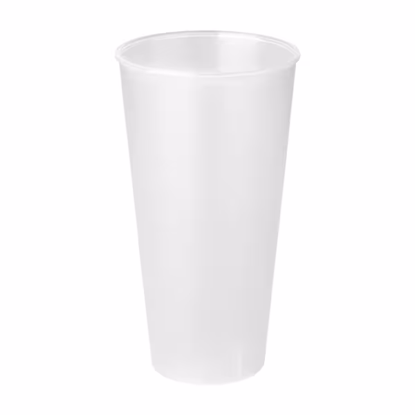 (24 szt.) Pokrywka wielorazowa - Przezroczysta - do kubka 500ml - MWDGK35