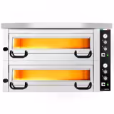Elektro Pizzaofen Power - 4+4x 34 cm - Manuell - inkl. Haube & Untergestell