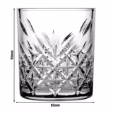 (12 pcs) Tumbler - TIMELESS - 350 ml - Clear