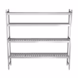 Étagère de base en aluminium - 1745 x 1800 mm - Capacité de charge : 600 kg