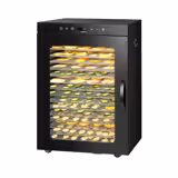 Dörrgerät / Dörrautomat - mit 16 Ablagen - Schwarz - 1,5 kW