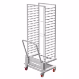 Commercial Combi Steamer - Touch Control – 20× GN 1/1 – with Automatic Wash System, Core Temperature Probe & Tray Trolley