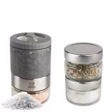 (6 pieces) PEUGEOT | MAESTRO - Salt Bar - u'Select - Light Graphite - Height: 110mm - incl. three premium salt jars