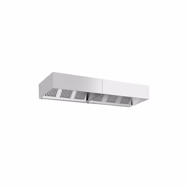 Profesionalna kutijasta napa - dubina 1100 mm - s regulatorom brzine, filtrom i rasvjetom