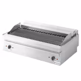 Elektrische grillplaat - 13,75kW - 1200mm - Kantelbaar grillrooster - Tafelmodel - 700mm diep - RVS