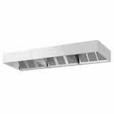 Commercial Wall-Mounted Extractor Hood - 4600mm - with Baffle Filters & Lighting