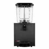 Commercial Cold Drinks Dispenser - 1x polycarbonate tank with tap & paddle agitation - 18 Litres - 290W - Black - incl. drip tray