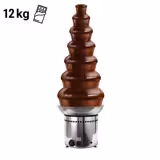 Chocolate Fountain COMMERCIAL - Cascade Waterfall - 7-Tier - Capacity: 12kg - 400W - Height: 1000mm