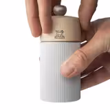	PEUGEOT | LINE - Râșniță de sare - Lemn/Aluminiu - Natur - Înălțime: 120 mm