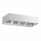 Afzuigkap doosmodel - 2200mm - met labyrintfilters & verlichting