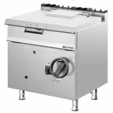 Gas Kippbratpfanne - 60 Liter - 20,5 kW - mit Handrad und Wasseranschluss