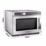 Mikrovalna pećnica - 17 l - 1,8 kW - Digitalna