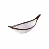 (6 pcs) Coupe - CROCKER - Mélamine - 170ml - 305x100mm - Profondeur : 75mm - Blanc/Brun