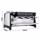 WEGA | Polar – Commercial 3-Group Espresso Machine – 6.9 kW – with 2 Steam Wands & Hot Water – Touchscreen – Black