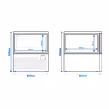Abatedor de temperatura de bancada - 120L - 5x GN 1/1