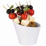 (6 stuks) Kom - CASUAL - Melamine - 0,3 liter - Ø 120mm - Wit