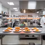 Ripiano d'appoggio per tavolo - con 5 emettitori a infrarossi ceramici - 1900x120mm - 1,75kW