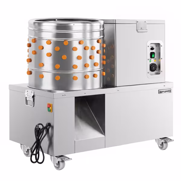 2-in-1 Rupfmaschine & Brühkessel für Geflügel - Trommel  Ø 600mm