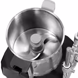 Compacte groentesnijmachine - 735W - incl. 4 snijschijven - RVS