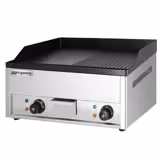 Elektrische bakplaat - 4,40 kW - Glad/geribbeld - Bakoppervlak: 600x335mm