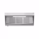 Hotte murale avec moteur - 1600mm - avec régulateur, filtre & lampe