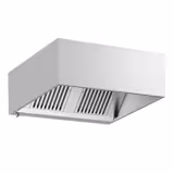 Commercial Wall-Mounted Extractor Hood – 1200mm – with Baffle Filters & Lighting