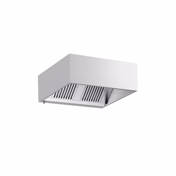 Commercial Wall-Mounted Extractor Hood – 1200mm – with Baffle Filters & Lighting