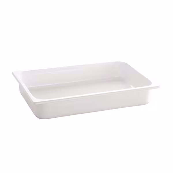 (6 stuks) Melamine GN-bak GN 1/2 - ECO - wit - 3,4 liter - Diepte: 65mm