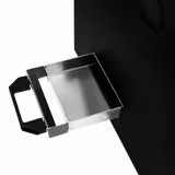 	Mini afumătoare  – manuala – cu 2 rafturi și ușă din sticlă – negru