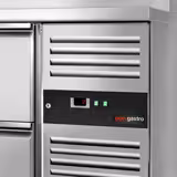 Commercial Saladette Prep Counter ECO - 1360x700mm - 1 Door & 2 Drawers - for 7x GN 1/3
