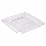 (6 st) Lock PURE - Acryl - Transparent - 195x195 mm - med skår för sked - passar till 83409#6, 83468#6, 85260#6 & 85266#6 - 6‑pack