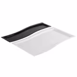 (6 pz) Vassoio GN - SINUS - Melamina - GN 1/1 - Altezza: 20mm - Bianco
