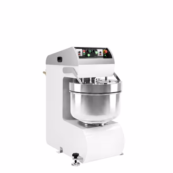 Spiraalkneder PREMIUM PLUS - 70l / 40kg - 2 snelheden - met vaste kom - 2 motoren - timerfunctie - 400V - speciaal voor brooddeeg