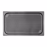 Grillezőlap gázos vízigrillhez - 530x325x20 mm | GN 1/1 - öntött alumínium | reciklált anyag | bordázott felület | tapadásmentes bevonat - kombigőzölőkhöz és sütőkhöz