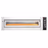 Electric Deck Pizza Oven - Single Deck - Refractory Stone Deck - 9 - Ø 30cm (12") - up to 450°C - Mechanical Controls