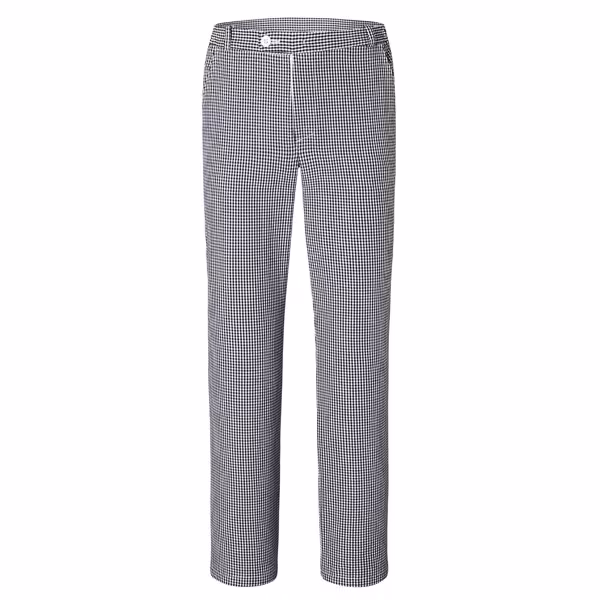 (1 piece) KARLOWSKY | Men's Chef Trousers – Black - Size S - Elasticated Side Waistband - 100% Cotton