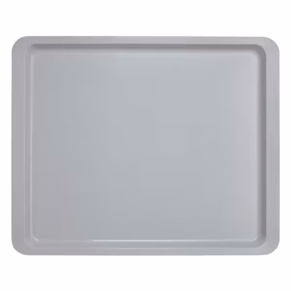 (12 Stück) CAMBRO | Polyester Lite Tablett - GN 1/2 - abgeflachte Kanten - Lichtgrau