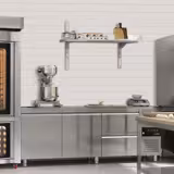 Étagère murale ECO en inox - 1200 × 300 mm - avec 2 étages