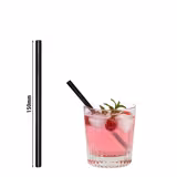 (50 adet) Cam pipet - 150mm - ø 8mm - siyah - 1 temizleme fırçası dahil