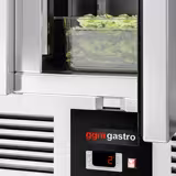 Saladette réfrigérée PREMIUM - 1365mm - 248L - 3 portes - avec découpe pour 7x GN 1/3 & Couvercle verre